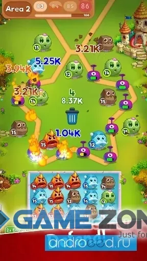 صورة من لعبة ShooterLand Idle Merge Plants Tower Defense [Mod Money]