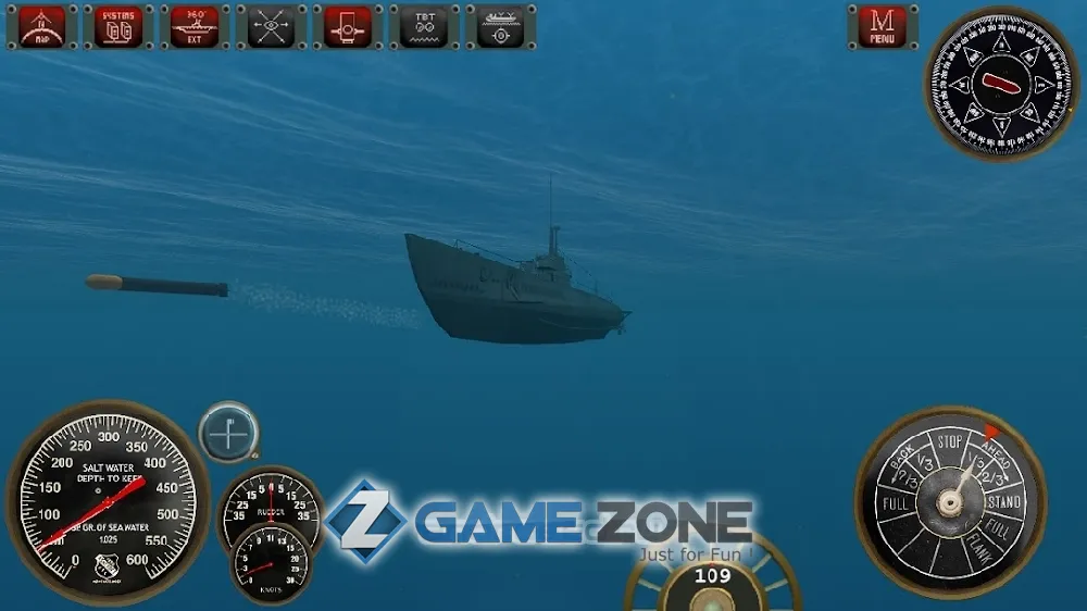 صورة من لعبة Silent Depth Submarine Sim