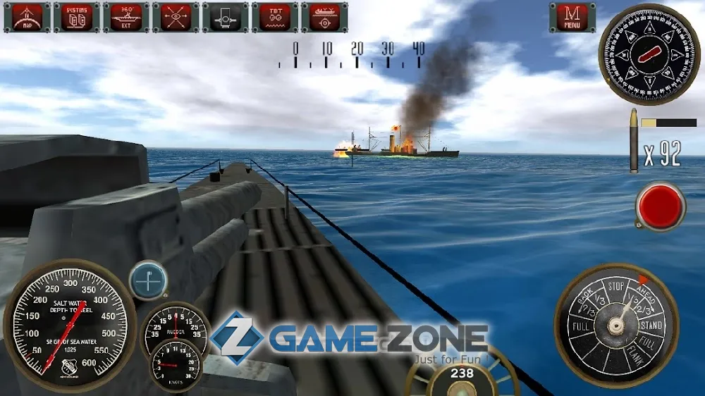 صورة من لعبة Silent Depth Submarine Sim