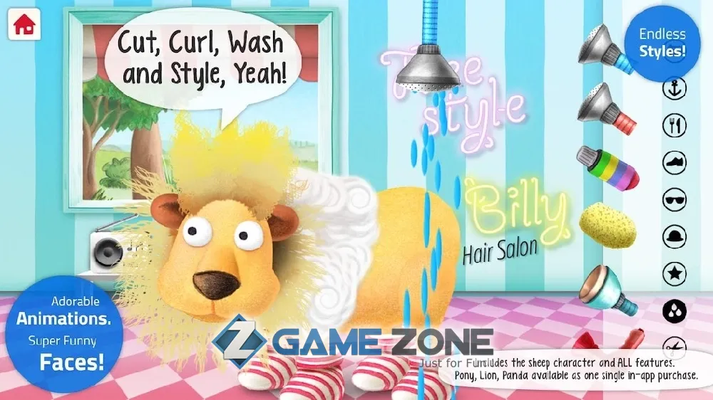 صورة من لعبة Silly Billy Hair Salon