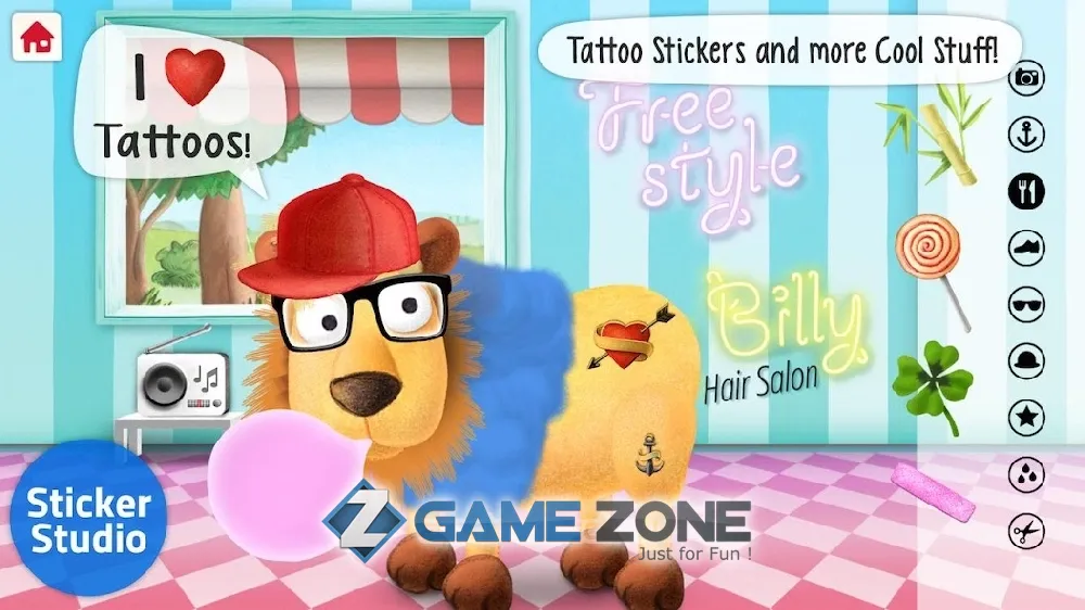 صورة من لعبة Silly Billy Hair Salon