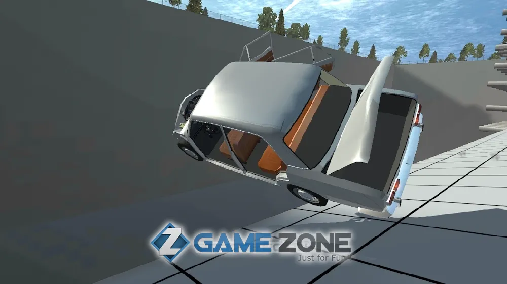 صورة من لعبة Simple Car Crash Physics Simulator Demo
