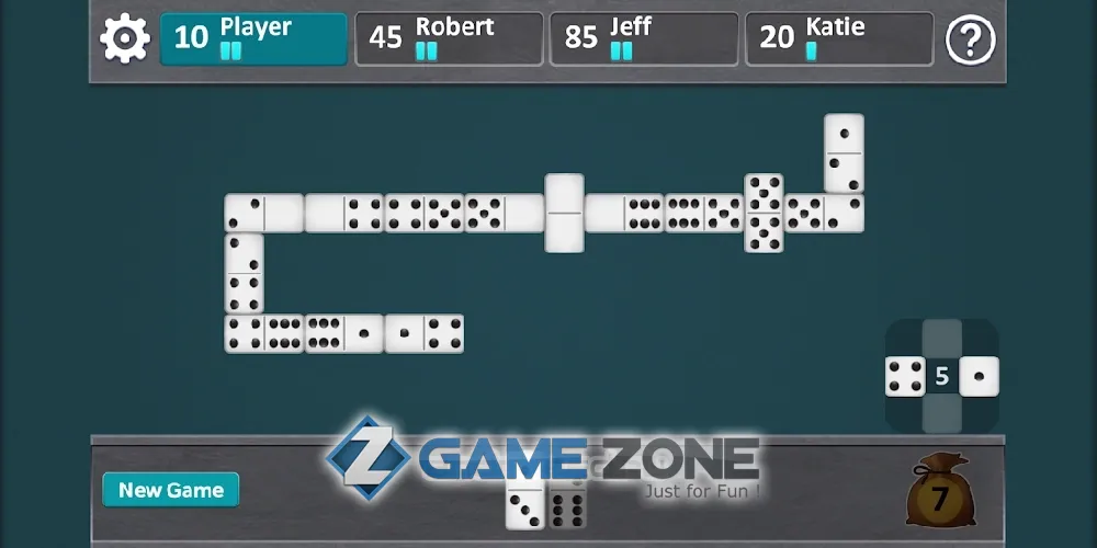 صورة من لعبة Simple Dominoes