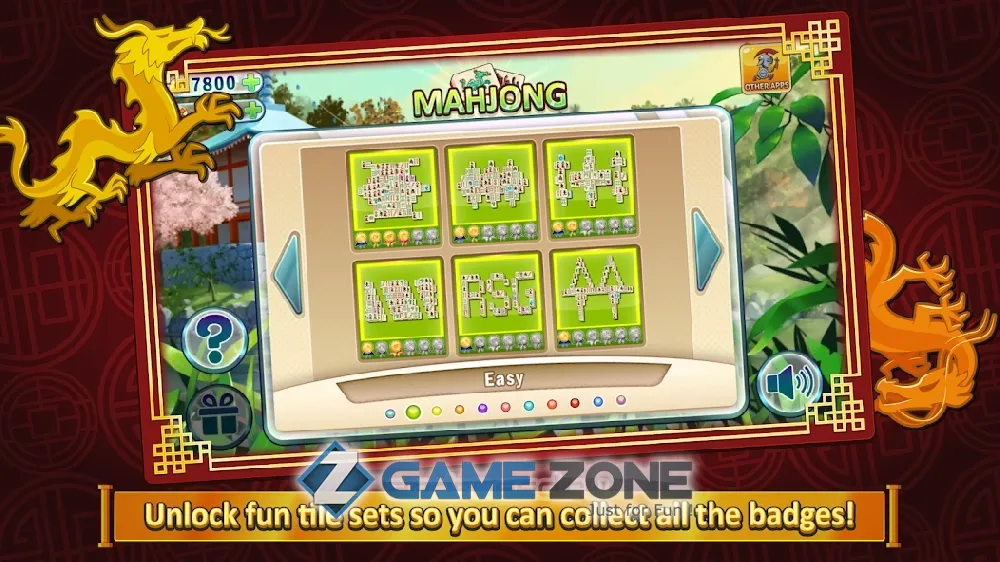 صورة من لعبة Simple Mahjong