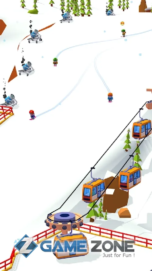 صورة من لعبة Ski Resort Idle Tycoon Idle Snow [Mod Money/Adfree]