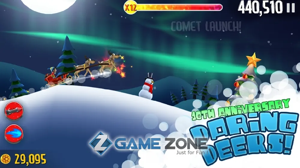 صورة من لعبة Ski Safari10th anniversary [unlocked/Adfree]