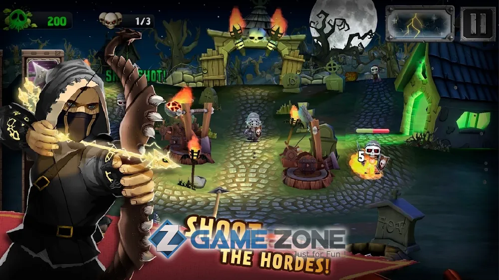 صورة من لعبة Skull Towers - Castle Defense [Много денег]