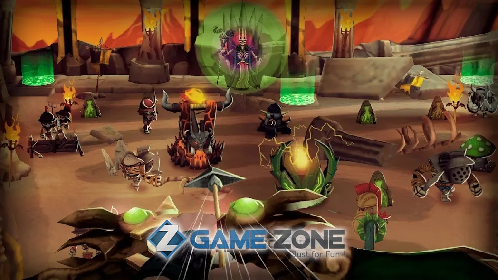 صورة من لعبة Skull Towers - Castle Defense [Много денег]