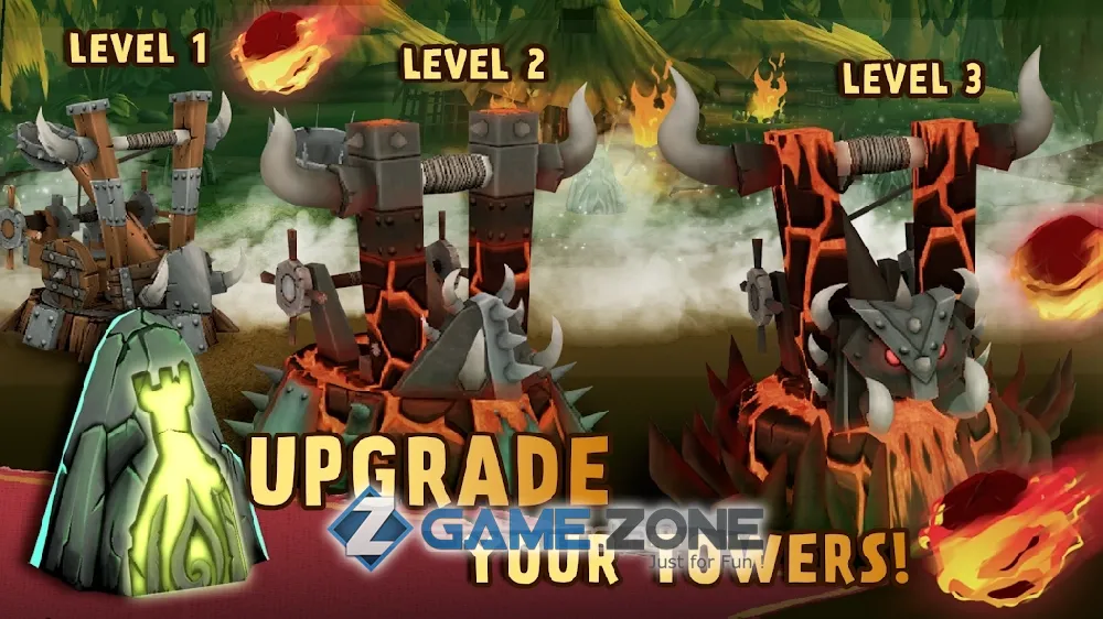 صورة من لعبة Skull Towers - Castle Defense [Много денег]