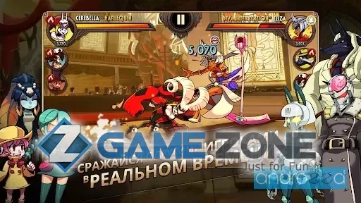 صورة من لعبة Skullgirls