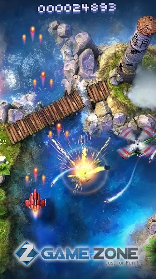 صورة من لعبة Sky Force 2014 [Mod Stars]