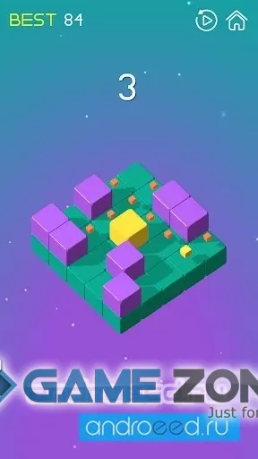 صورة من لعبة Slide Cube!