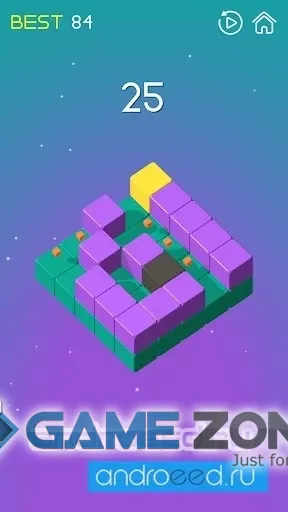 صورة من لعبة Slide Cube!