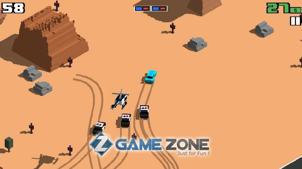 صورة من لعبة Smashy Road: Wanted