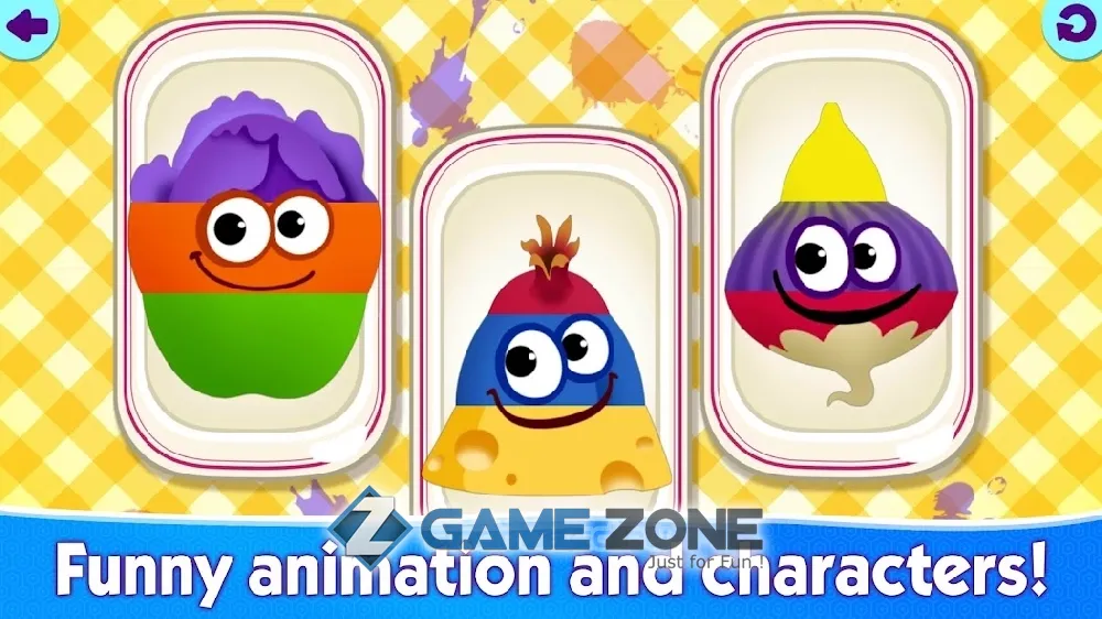 صورة من لعبة Funny Food Educational games for kids 3 years old [Adfree]