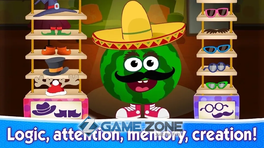 صورة من لعبة Funny Food Educational games for kids 3 years old [Adfree]
