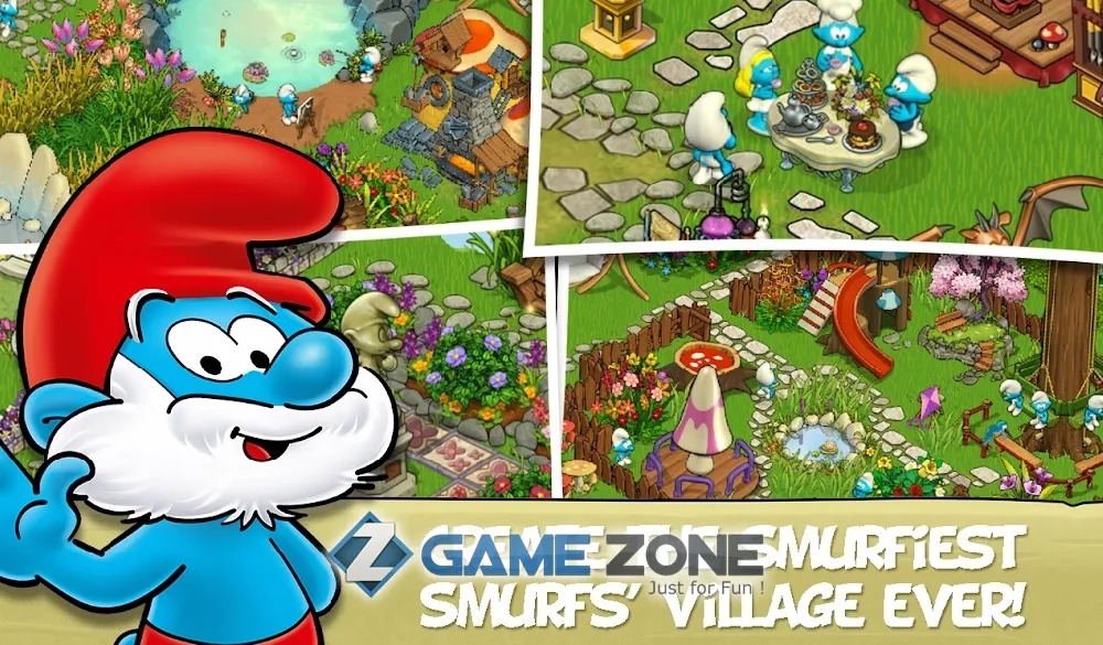 صورة من لعبة Smurfs Village Magical Meadow