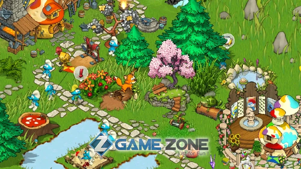 صورة من لعبة Smurfs Village Magical Meadow