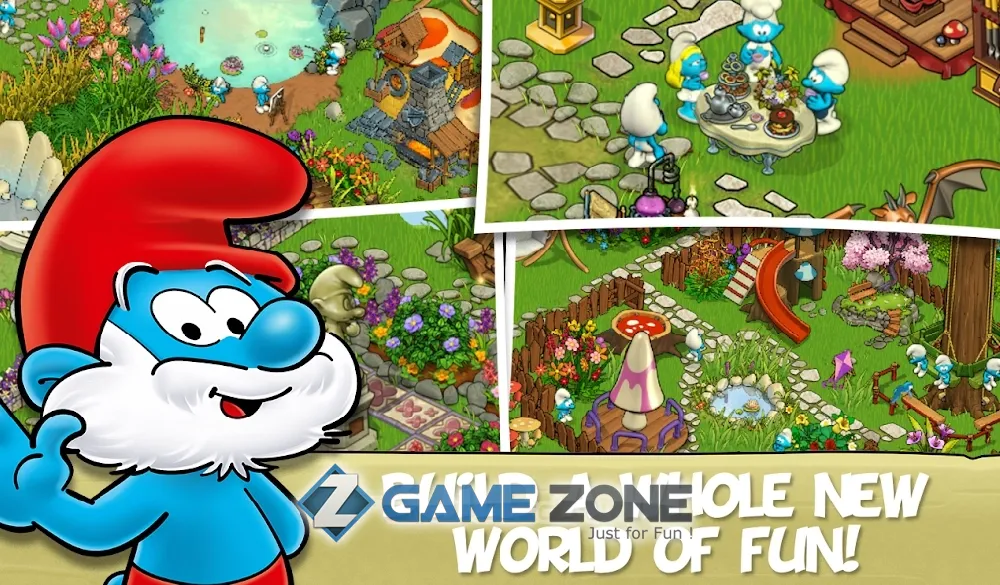صورة من لعبة Smurfs Village Magical Meadow