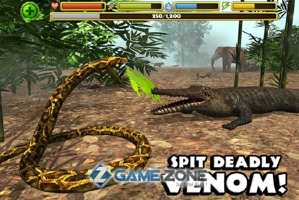 صورة من لعبة Snake Simulator
