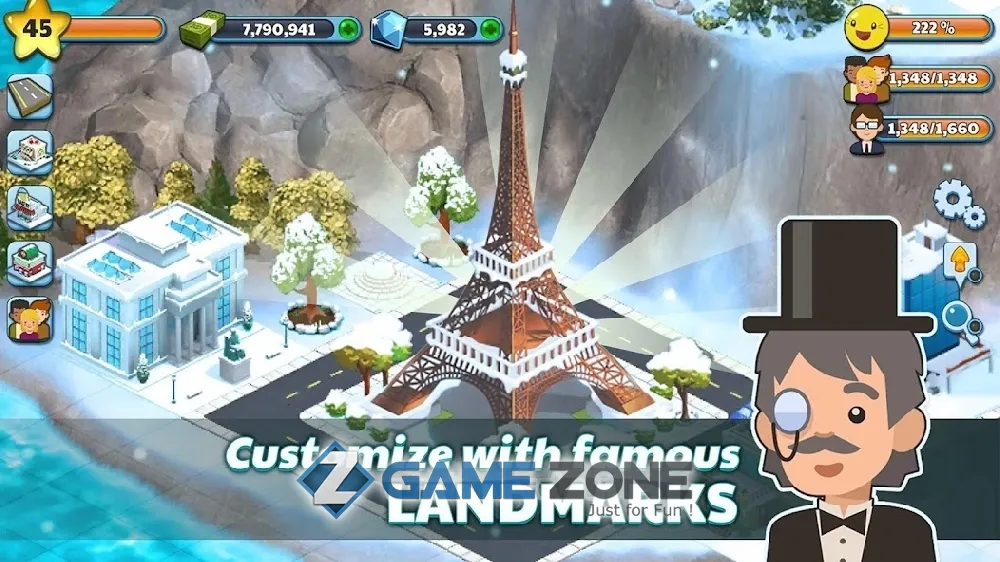 صورة من لعبة Snow Town - Ice Village World Winter Age [Много денег]