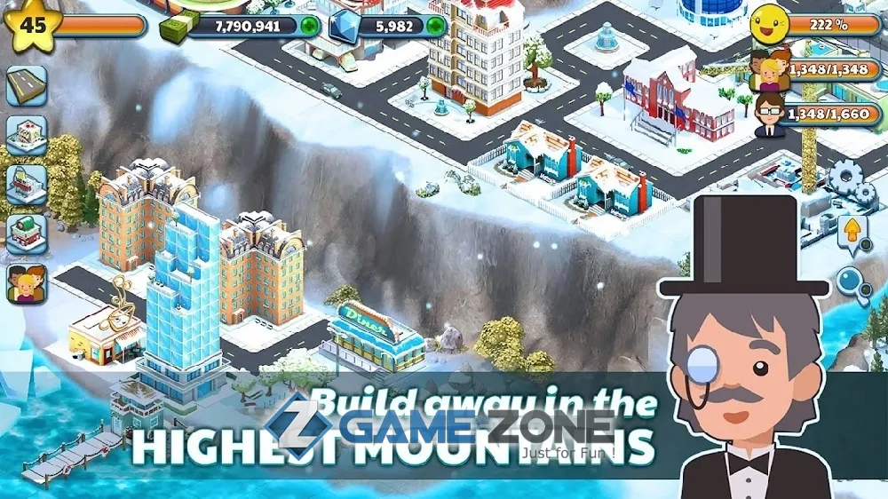 صورة من لعبة Snow Town - Ice Village World Winter Age [Много денег]