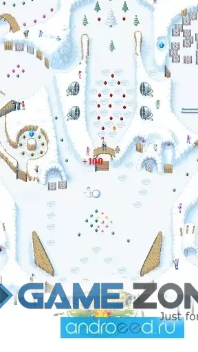 صورة من لعبة Snowball