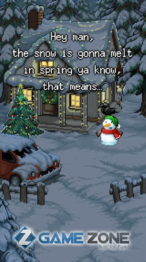 صورة من لعبة Snowman Story