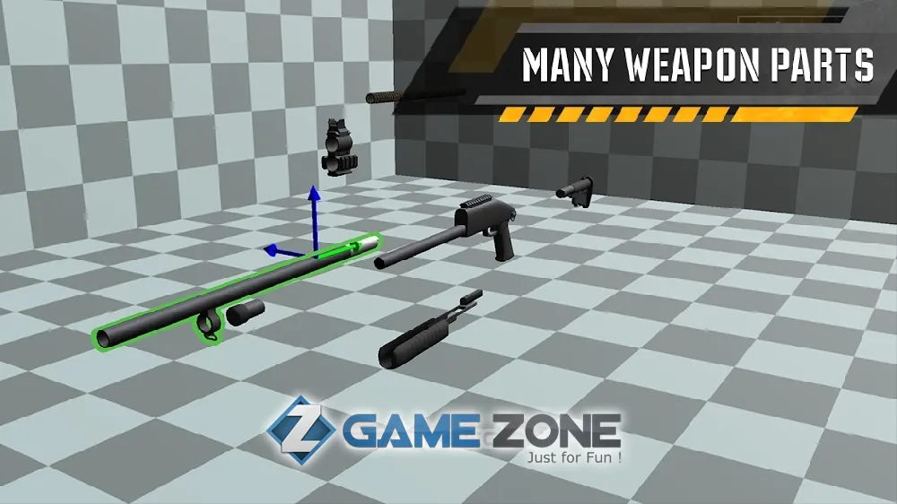 صورة من لعبة Gun Builder 3D Simulator [unlocked/Mod Money/Adfree]