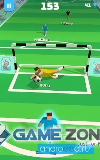 صورة من لعبة Мегаигрок - Бесконечный футбольный забег