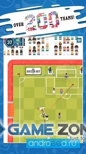 صورة من لعبة Soccer Hit - Euro футбольный
