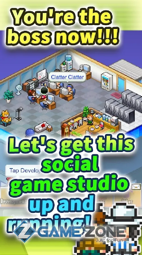صورة من لعبة Social Dev Story