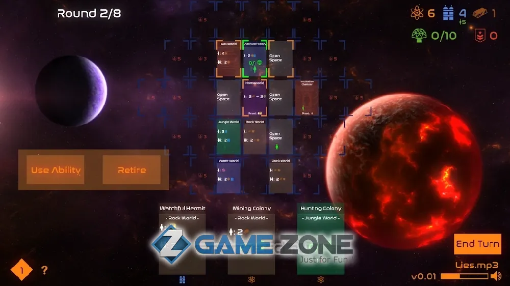 صورة من لعبة Solar Settlers
