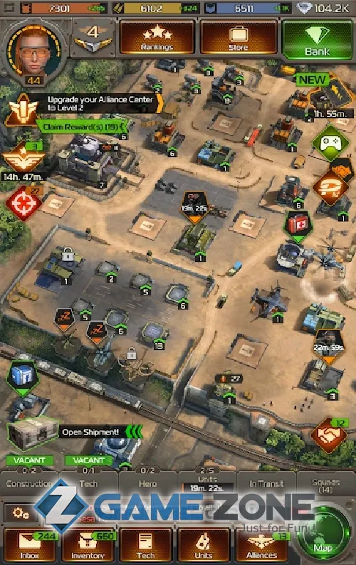 صورة من لعبة Soldiers Inc: Mobile Warfare