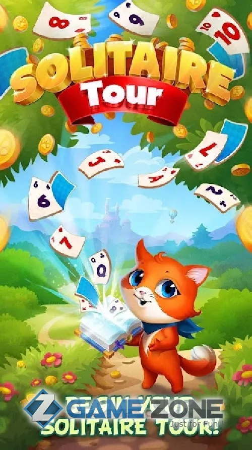 صورة من لعبة Solitaire Tour: Карточная игра-головоломка [Много денег]