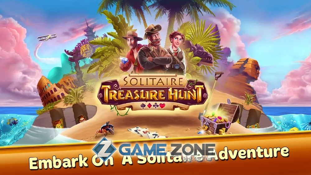 صورة من لعبة Solitaire Treasure Hunt