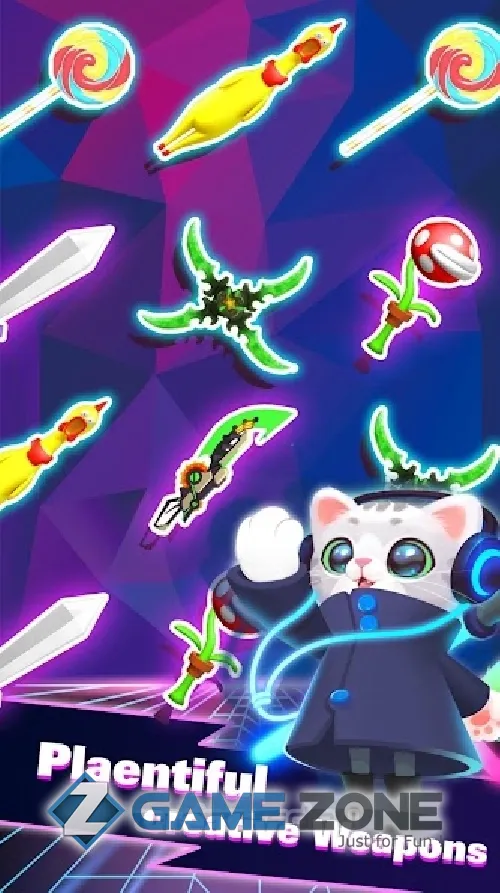 صورة من لعبة Sonic Cat - Slash the Beats
