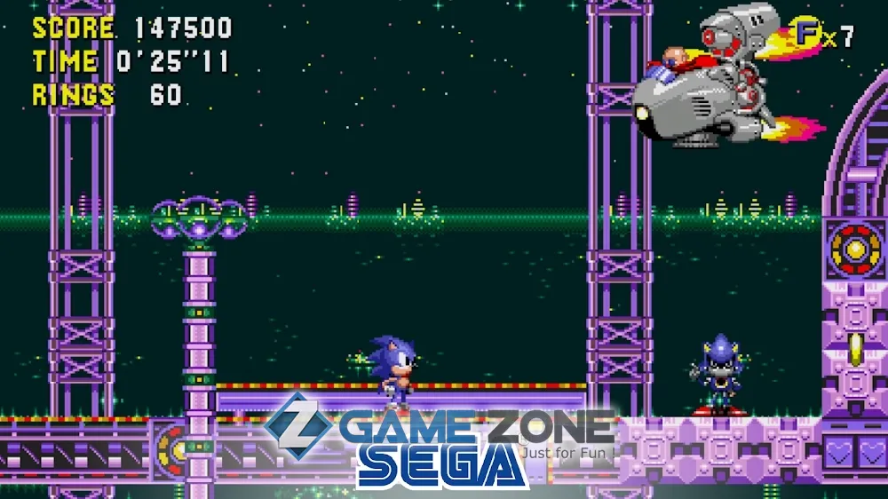 صورة من لعبة Sonic CD Classic