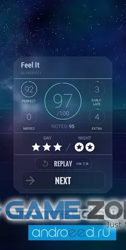 صورة من لعبة Sound Sky [Много денег]
