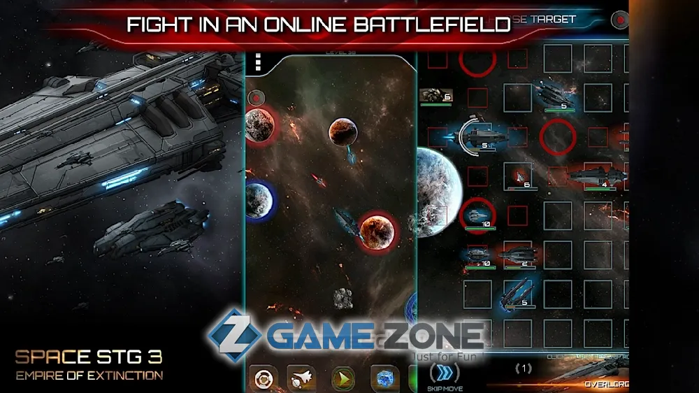 صورة من لعبة Space STG 3 - Galactic Strategy