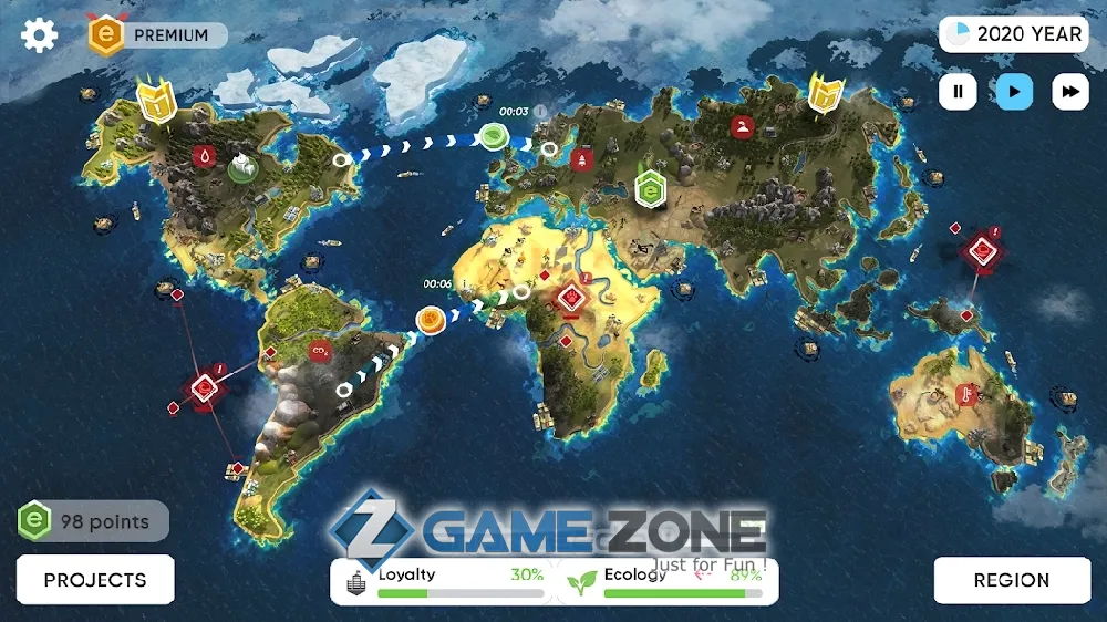 صورة من لعبة р Save the Earth Climate Strike Education Greenр [Free Shopping]