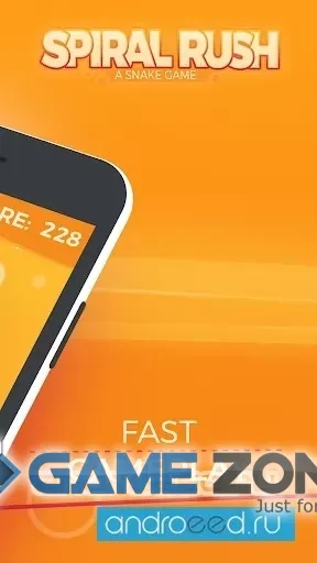 صورة من لعبة Spiral Rush: новая Змейка