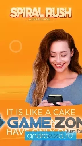 صورة من لعبة Spiral Rush: новая Змейка