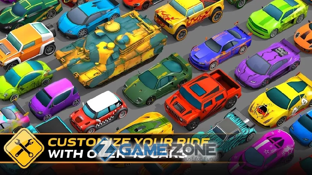 صورة من لعبة Splash Cars [Много денег]