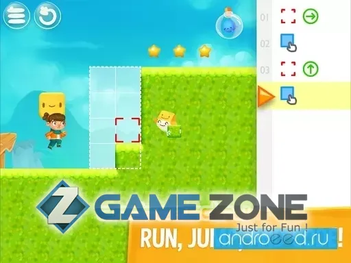 صورة من لعبة SpriteBox Coding