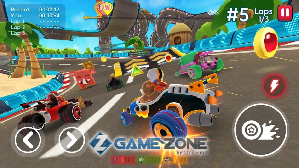 صورة من لعبة Starlit On Wheels: Super Kart