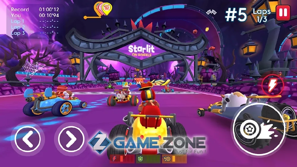 صورة من لعبة Starlit On Wheels: Super Kart