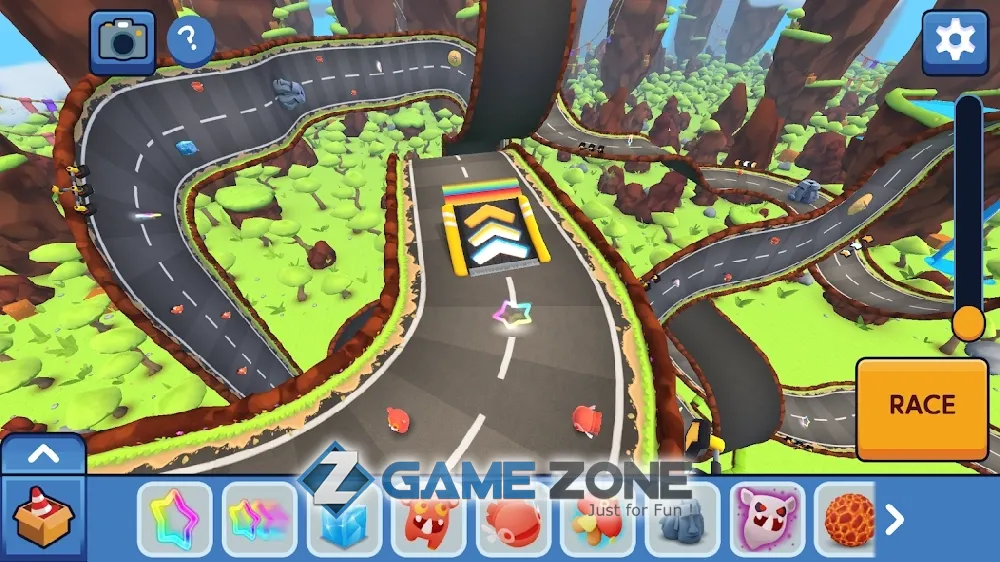 صورة من لعبة Starlit On Wheels: Super Kart
