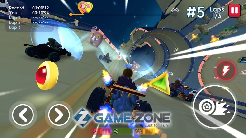 صورة من لعبة Starlit On Wheels: Super Kart