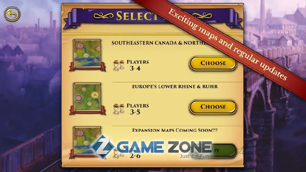 صورة من لعبة Steam: Rails to Riches